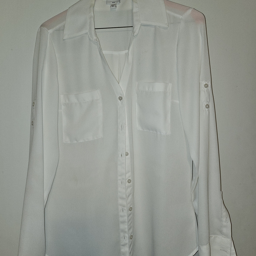 Express Portofino White Blouse